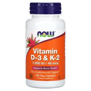 Vitamin D-3 & K-2  120vcaps