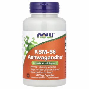KSM-66 Ashwagandha 600 mg  90Kps.