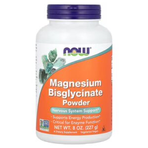 Magnesium Bisglycinate Powder  227g  NOW Foods
