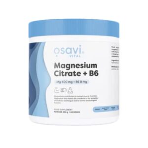 Magnesium Citrate + Vitamin B6 – Powder  250g Osavi