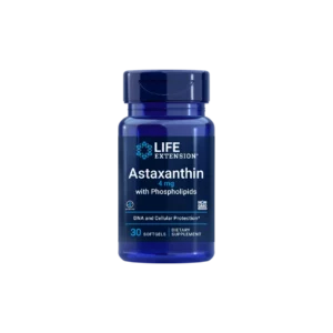 Astaxanthin with Phospholipids 4mg – 30 Softgels | Life Extension